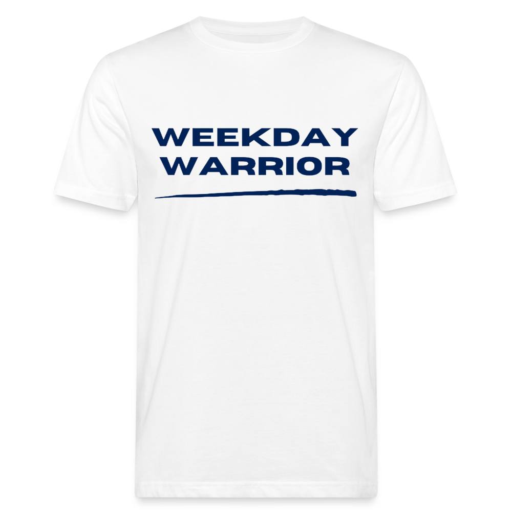Weekday Warrior Mens Shirt - French Navy - white