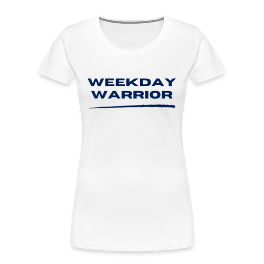 Weekday Warrior Womens Shirt - White - white