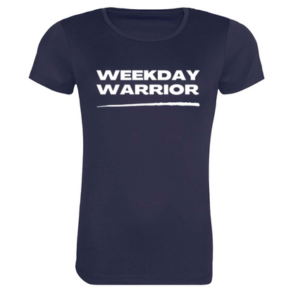 Weekday Warrior Women's Shirt - Produced in the UK. CUSTOM DUTIES MAY APPLY.