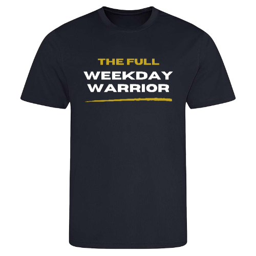 Full Weekday Warrior Men's Shirt - Produced in the UK. CUSTOM DUTIES MAY APPLY.